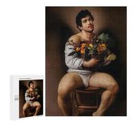 Puzzle 500 PCS pour Adolescents Immortal Fruit - Man with Fruit Basket Puzzle pour Adultes Jouets Anti-Stress Difficile Idéal comme Cadeau 500 PCS