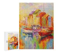 Puzzle 500 PCS pour Adolescents in The Morning at The Pier Jeux De Puzzle Relaxants, Défi Difficile, Cadeaux Uniques pour Anniversaire Et Noël 500 PCS