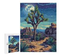 Puzzle 500 PCS pour Adolescents Joshua Tree Park Puzzles pour Adultes Jeux De Détente Décoration Intérieure Cadeaux Uniques pour Anniversaire Et Noël 500 PCS