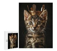 Puzzle 500 PCS pour Adolescents Little Cat King Puzzle Adulte Jeu Manuel Décoration Intérieure Cadeaux Uniques pour Anniversaire Et Noël 500 PCS