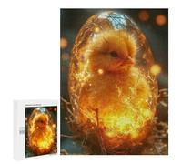 Puzzle 500 PCS pour Adolescents Little Chick Egg Rebirth Puzzles pour Adultes Jeux Relaxants Décoration Intérieure Cadeaux Uniques pour Anniversaire Et Noël 500 PCS