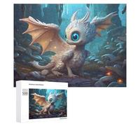 Puzzle 500 PCS pour Adolescents Magical Baby Dragon in Enchanted Forest Puzzle pour Adultes, Jouet, Décoration Murale, Améliore La Mémoire, Aide À Exercer Le Cerveau 500 PCS