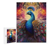 Puzzle 500 PCS pour Adolescents Magical Peacock Artwork -1 Puzzle pour Adultes Jeu De Réflexion, Analyse Et Logique, Idéal comme Cadeau 500 PCS