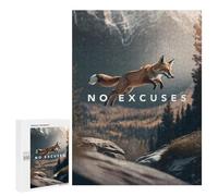 Puzzle 500 PCS pour Adolescents No Excuses Motivation Puzzle Jeux De Famille Assemblage De Motifs Cadeaux Uniques pour Anniversaire Et Noël 500 PCS