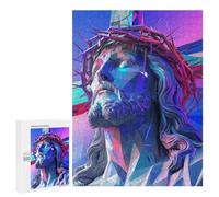 Puzzle 500 PCS pour Adolescents Religion Poster 6 Puzzle pour Adultes Jouets Anti-Stress Difficile Idéal comme Cadeau 500 PCS