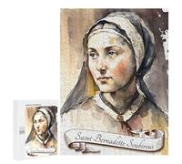 Puzzle 500 PCS pour Adolescents Saint Bernadette Soubirous Puzzles pour Adultes Jeu Familial Décoration Intérieure pour Anniversaire, Noël 500 PCS