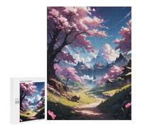 Puzzle 500 PCS pour Adolescents Sakura Harmony Puzzles pour Adultes Jeu Familial Décoration Intérieure pour Anniversaire, Noël 500 PCS