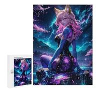 Puzzle 500 PCS pour Adolescents Samurai Girl Japan Magical Casse-têtes pour Adolescents Analyse Et Logique Interaction Parent-Enfant Jeux Stimulants Jouets 500 PCS