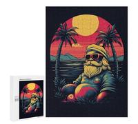 Puzzle 500 PCS pour Adolescents SantaClaus Holiday Puzzle Adulte Jeu Manuel Décoration Intérieure Cadeaux Uniques pour Anniversaire Et Noël 500 PCS