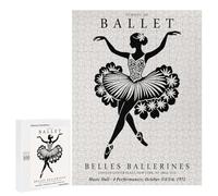 Puzzle 500 PCS pour Adolescents School of Ballet Poster Casse-têtes pour Adolescents Analyse Et Logique Interaction Parent-Enfant Jeux Stimulants Jouets 500 PCS