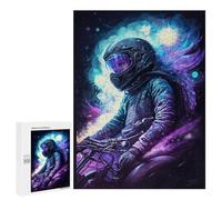 Puzzle 500 PCS pour Adolescents Space Motorcycle Adventure Puzzles pour Adultes : Améliorent La Mémoire, Difficiles Et Stimulants, Cadeaux De Noël Et d'anniversaire 500 PCS