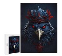 Puzzle 500 PCS pour Adolescents The Crow King Puzzles pour Adultes Jeux De Détente Décoration Intérieure Cadeaux Uniques pour Anniversaire Et Noël 500 PCS