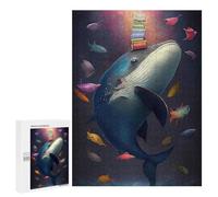 Puzzle 500 PCS pour Adolescents The Dancing Whale Puzzle Jeux De Famille Assemblage De Motifs Cadeaux Uniques pour Anniversaire Et Noël 500 PCS