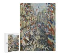Puzzle 500 PCS pour Adolescents The Rue Montorgueil Paris Puzzle Adulte Jeu Manuel Décoration Intérieure Cadeaux Uniques pour Anniversaire Et Noël 500 PCS