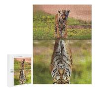 Puzzle 500 PCS pour Adolescents Tiger Mindset Reflection Casse-têtes pour Adolescents Analyse Et Logique Interaction Parent-Enfant Jeux Stimulants Jouets 500 PCS