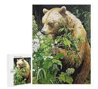 Puzzle 500 PCS pour Adolescents Vintage Bear Puzzles pour Adultes Jeu Familial Décoration Intérieure pour Anniversaire, Noël 500 PCS