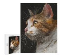 Puzzle 500 PCS pour Adolescents Vintage Vector Cat Puzzles pour Adultes Jeu Familial Décoration Intérieure pour Anniversaire, Noël 500 PCS