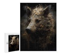 Puzzle 500 PCS pour Adolescents Wild Boar Darling Jeux De Puzzle Relaxants, Défi Difficile, Cadeaux Uniques pour Anniversaire Et Noël 500 PCS