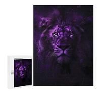 Puzzle 500 PCS pour Adultes Animal Lion Constellation Puzzles pour Adultes - Jouets À Monter Soi-même, Amusants Et Humoristiques pour Un Anniversaire Ou Noël 500 PCS