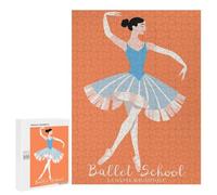 Puzzle 500 PCS pour Adultes Ballet School Poster Art Puzzle Casse-tête Jeu De Réflexion Difficile Offrez-Le en Cadeau À Toute La Famille 500 PCS