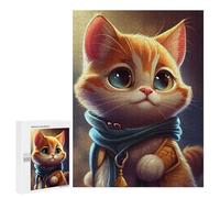 Puzzle 500 PCS pour Adultes Cute Cat Animal Puzzle pour Adultes Jeu Manuel Décoration Murale Aide À Stimuler Le Cerveau 500 PCS