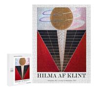 Puzzle 500 PCS pour Adultes Hilma AF Klint Altar Piece Painting Puzzle Casse-tête Jeu De Réflexion Difficile Offrez-Le en Cadeau À Toute La Famille 500 PCS