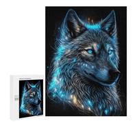 Puzzle 500 PCS pour Adultes Magic Frost Wolf Puzzle pour Adultes Jeux Relaxants Découpe De Précision Idéal comme Cadeau pour Toute La Famille 500 PCS