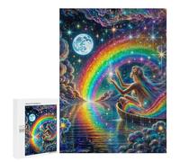 Puzzle 500 PCS pour Adultes Moonlit Rainbow Dreams Puzzles pour Adultes - Jouets À Monter Soi-même, Amusants Et Humoristiques pour Un Anniversaire Ou Noël 500 PCS