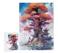 Puzzle 500 PCS pour Adultes Mystical Big Tree Puzzle pour Adultes Jeu Manuel Décoration Murale Aide À Stimuler Le Cerveau 500 PCS