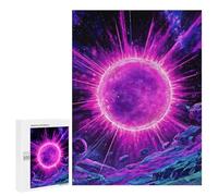 Puzzle 500 PCS pour Adultes Purple Star in Space Puzzle Casse-tête Jeu De Réflexion Difficile Offrez-Le en Cadeau À Toute La Famille 500 PCS