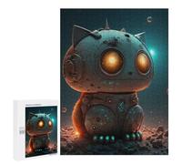 Puzzle 500 PCS Robotic Cat in Space -2 Puzzles pour Adultes, Jouet, Décoration Murale, Cadeau d'anniversaire, Idéal pour Toute La Famille 500 PCS