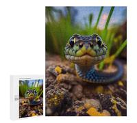 Puzzle 500 PCS Selfie of A Young Snake Puzzles pour Adultes, Jouet, Décoration Murale, Difficile, Difficile, Cadeaux Uniques pour Anniversaire Et Noël 500 PCS