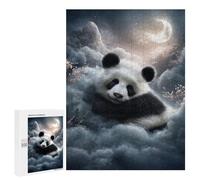 Puzzle 500 PCS Sleeping Panda in Clouds -3 Puzzle pour Adolescents Améliorez Votre Mémoire Entraînez Votre Cerveau Et Vos Mains Jouets Addictifs pour Cultiver La Patience 500 PCS