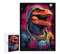 Puzzle 500 PCS Space Dinosaur Adventure Puzzle pour Adolescents Améliorez Votre Mémoire Entraînez Votre Cerveau Et Vos Mains Jouets Addictifs pour Cultiver La Patience 500 PCS