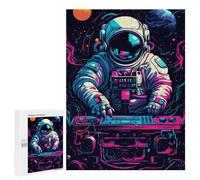 Puzzle 500 PCS Space DJ Cosmic Puzzles pour Adultes Améliorent La Mémoire Interaction Parent-Enfant Casse-tête Jeux De Société en Famille 500 PCS