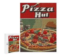 Puzzle 500 PCS Vintage Pizza Puzzles pour Adultes, Jouet, Décoration Murale, Motif À Assembler, Idéal comme Cadeau pour Toute La Famille 500 PCS