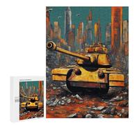 Puzzle 500 PCS War Tank Puzzles pour Adultes, Jouet, Décoration Murale, Cadeau d'anniversaire, Idéal pour Toute La Famille 500 PCS