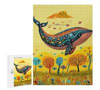 Puzzle 500 PCS Whale in Autumn Field-1 Puzzles pour Adolescents - Anti-Stress - Défi Éducatif - Idée Cadeau Et Anniversaire Unique 500 PCS
