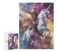 Puzzle 500 PCS Whimsical Unicorn Cat Puzzles pour Adultes, Jouet, Décoration Murale, Difficile, Difficile, Cadeaux Uniques pour Anniversaire Et Noël 500 PCS