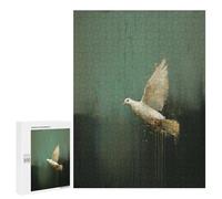 Puzzle 500 PCS White Dove Painting Art Puzzles pour Adultes Améliorent La Mémoire Interaction Parent-Enfant Casse-tête Jeux De Société en Famille 500 PCS