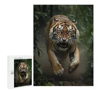 Puzzle 500 PCS Wild Tiger Roar Puzzles pour Adultes, Jouet, Décoration Murale, Cadeau d'anniversaire, Idéal pour Toute La Famille 500 PCS