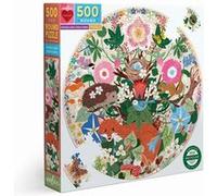 Puzzle 500 pcs WOODLAND CREATURES EEBOO Carton Multicolore Multicolore G