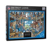 Puzzle 500 pi ces NFL Detroit Lions Barnyard Fans de YouTheFan