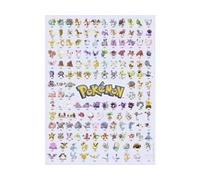 Puzzle 500 Piece florizarre reptincel mewtwo psykokwaks galopa Onix + 1 Carte Tigre - Enfant - Adulte