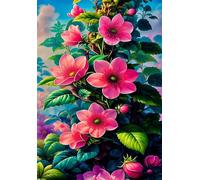Puzzle 500 Pieces 52x38 cm Plante Fleur Puzzles, Jeu de Création et Logique, Jeux éducatif Défi Jouets Activité Familiale Parfaite Puzzle 500 Pièces Adultes