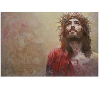 Puzzle 500 pièces à Assembler Image Christ Jésus Poster Jeux pour Adultes Jouets éducatifs 52x38CM