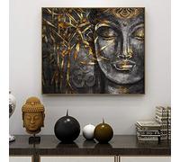 Puzzle 500 pièces Abstrait Bouddhisme Peinture Art Peinture Bouddhisme Émotion Image Bouddha Décoration Puzzle 500 pièces New York Jeu d'adresse pour Toute la Famille 52x38CM