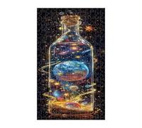 Puzzle 500 Pieces Adultes Bouteille Monde 52x38 cm Puzzles Classiques Jeu Éducatif Activité Familiale Parfaite Puzzle Adulte 500 Pièces