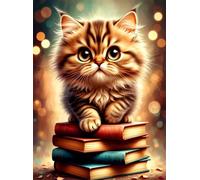 Puzzle 500 Pieces Adultes Chat Mignon 52x38 cm, Examinez Les pièces, Découvrez Les Indices et Résolvez l'enquête, Puzzle Adulte 500 Pièces