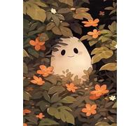 Puzzle 500 Pieces Adultes Fantôme Fleurs 52x38 cm, Examinez Les pièces, Découvrez Les Indices et Résolvez l'enquête, Puzzle Adulte 500 Pièces